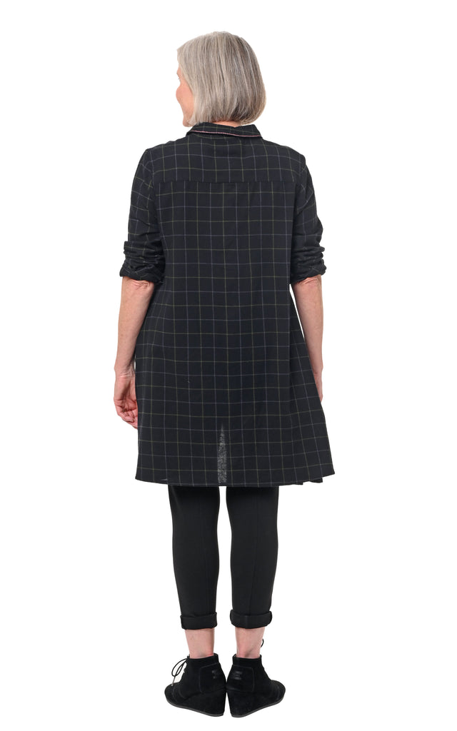 Alexandria Womens Tunic in Scalloway Flannel