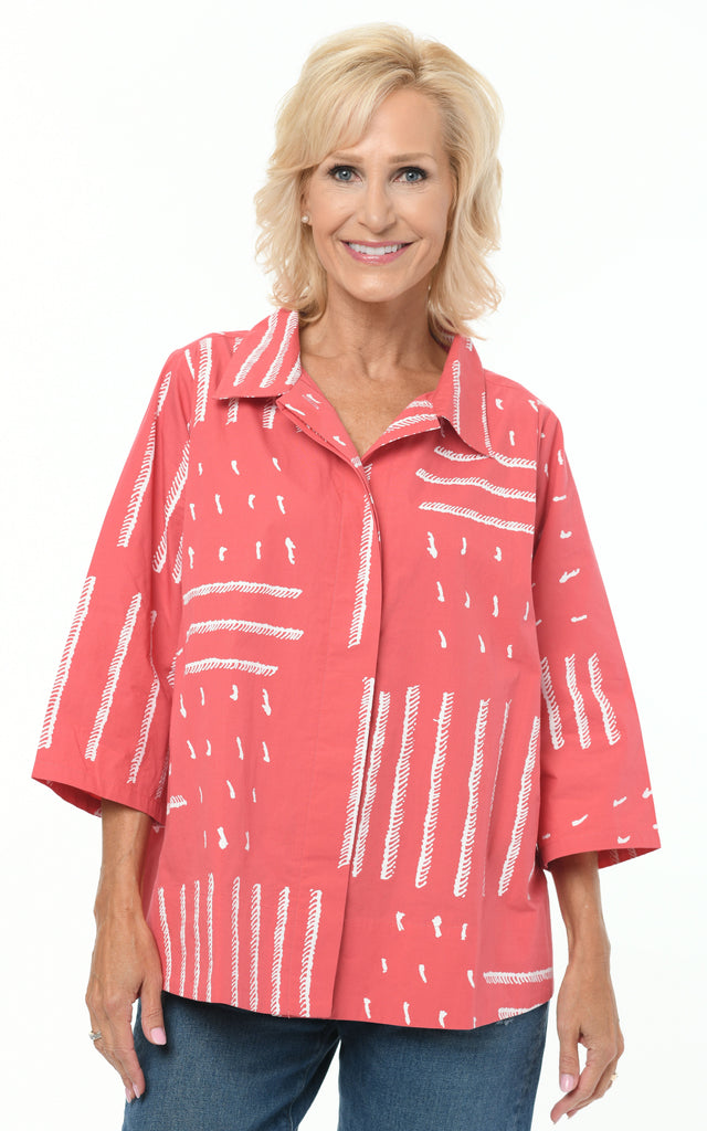 Alice Womens Shirt in Paradise Sand Dunes