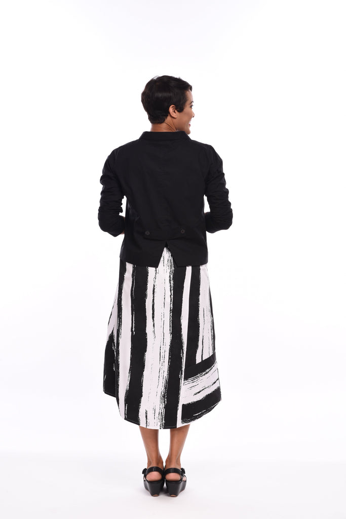 Ainsley Skirt in Taper Stripe