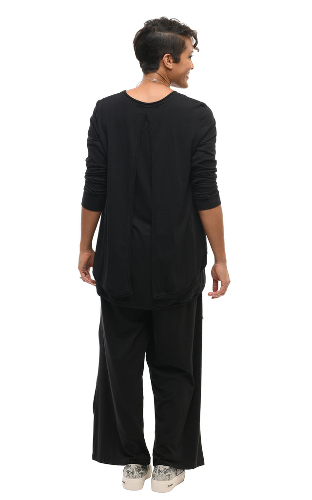 Nico Womens Pullover Top in Black