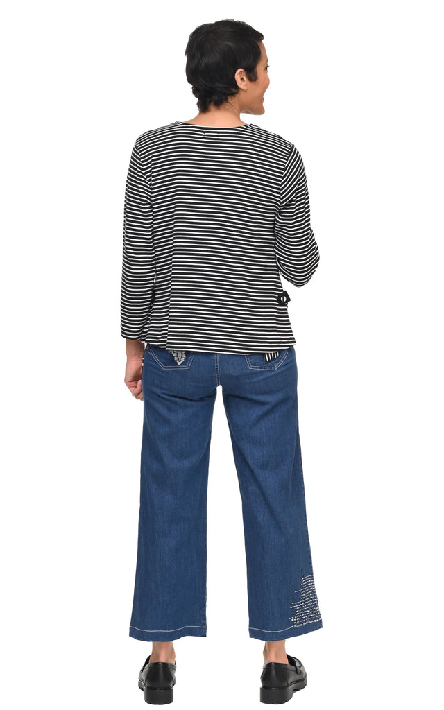 Tulip Clothing Hugo Womens Top in Bistro Noir