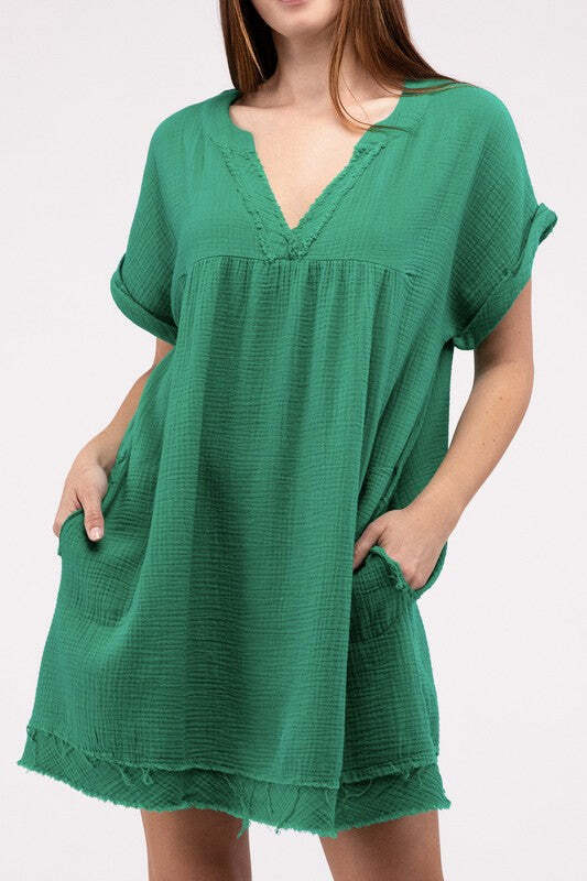 zenana linen dress Zenana Washed Slub Adjustable Strap Overall Dress Charming Charlie