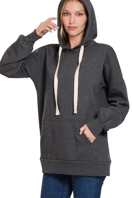Zenana Oversized Hoodie Sweatshirt 3Colors S-XL