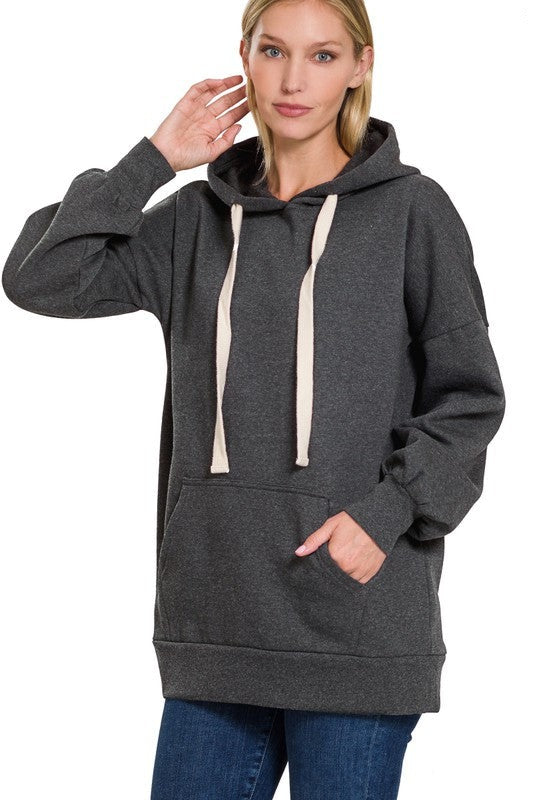 Zenana Oversized Hoodie Sweatshirt 3Colors S-XL