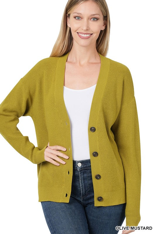Zenana Viscose Cardigan Sweater 7Colors S-XL