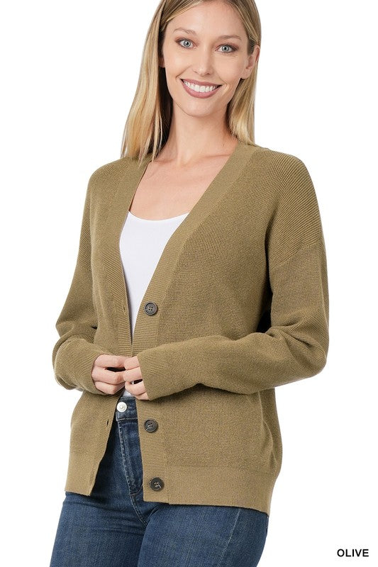 Zenana Viscose Cardigan Sweater 7Colors S-XL