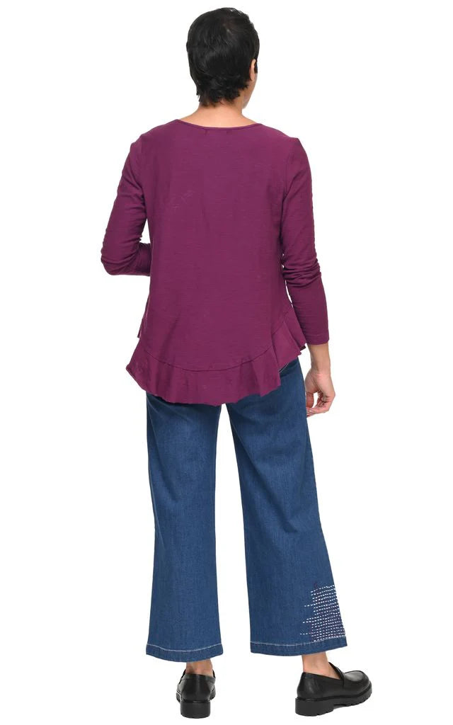 Tulip Clothing Wylie Womens Denim Pant with Galapagos