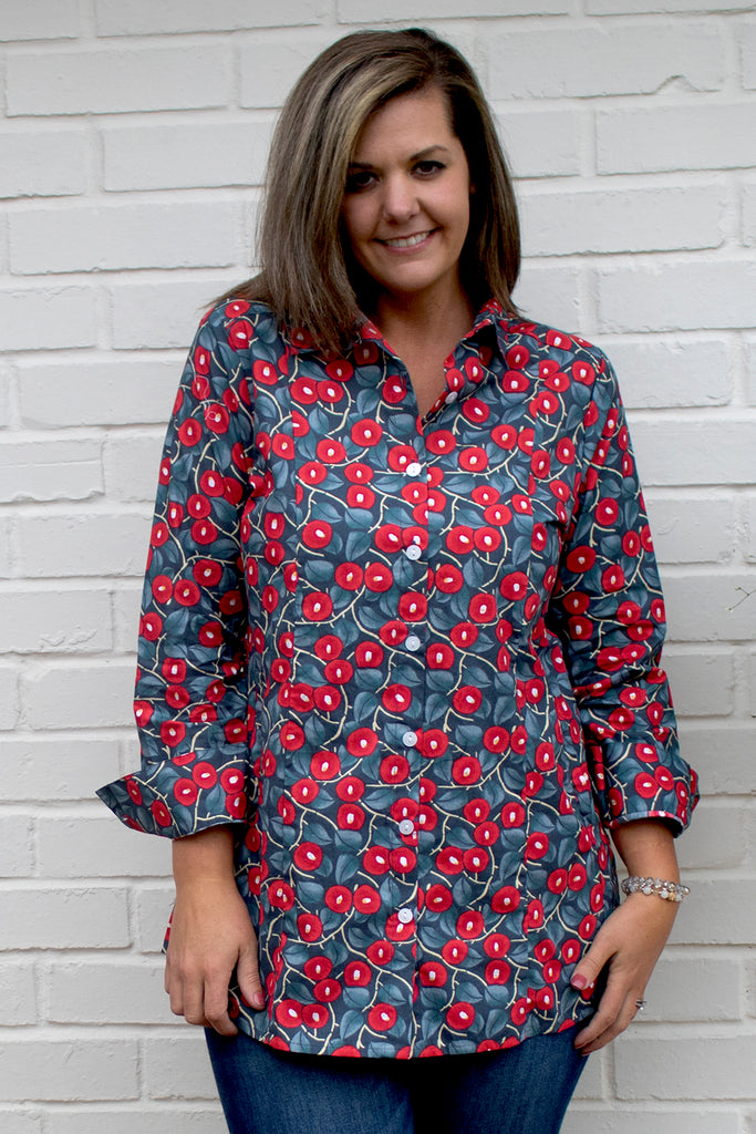 Amie Blouse in Poppy Vine Small