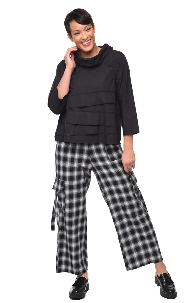 Colton Pant Womens Cargo Pant in Blake Plaid
