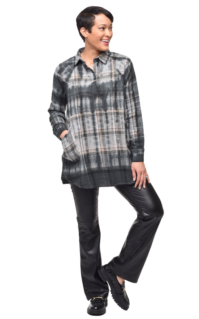 Brenda Womens Flannel Top in Newbridge