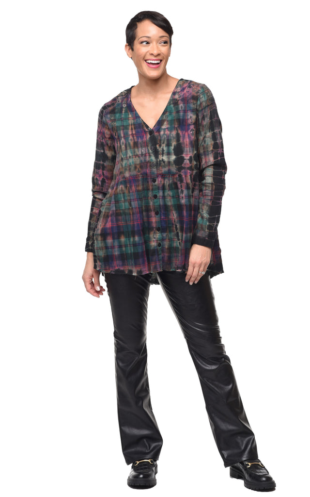 Rosalinda Womens Flannel Top in Peterhead