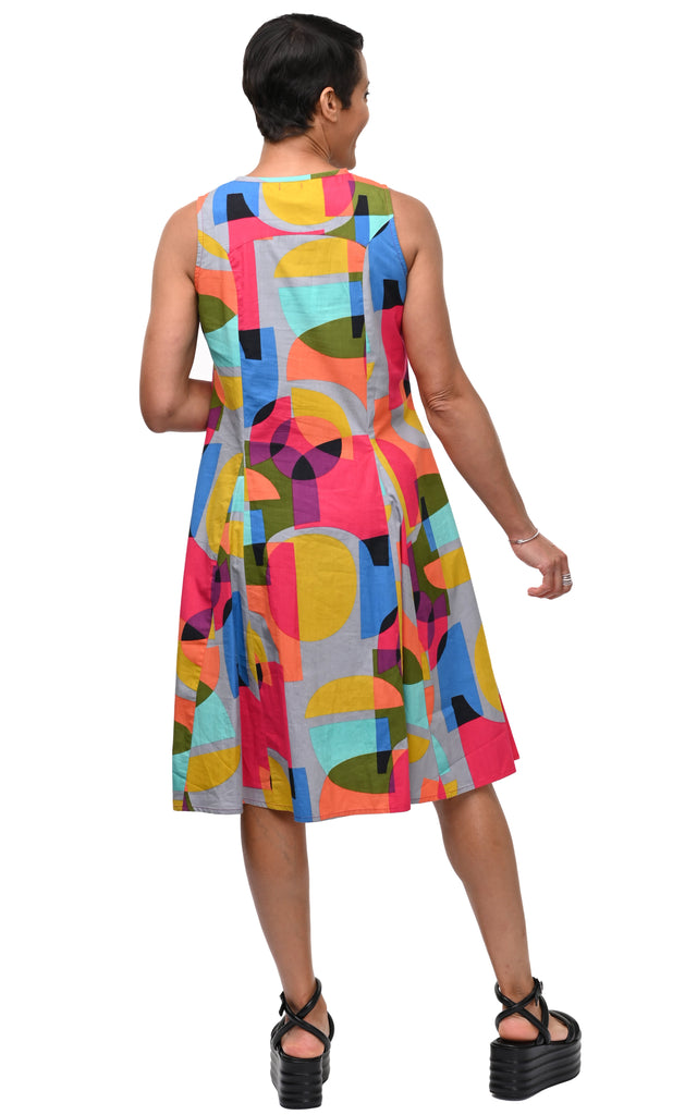 Tulip Clothing Poppie Womens Dress in Kaleidoscope