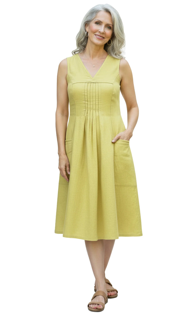 Tulip Clothing Poppie Womens Dress in Sunflower