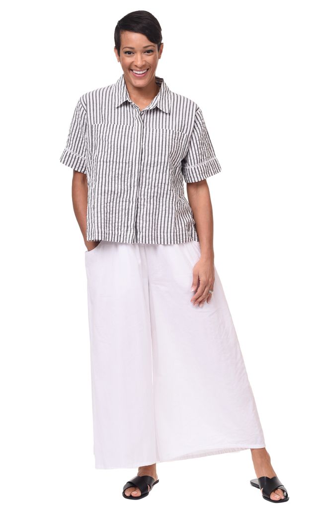 Marni Womens Camp Shirt in Murphy Stripe