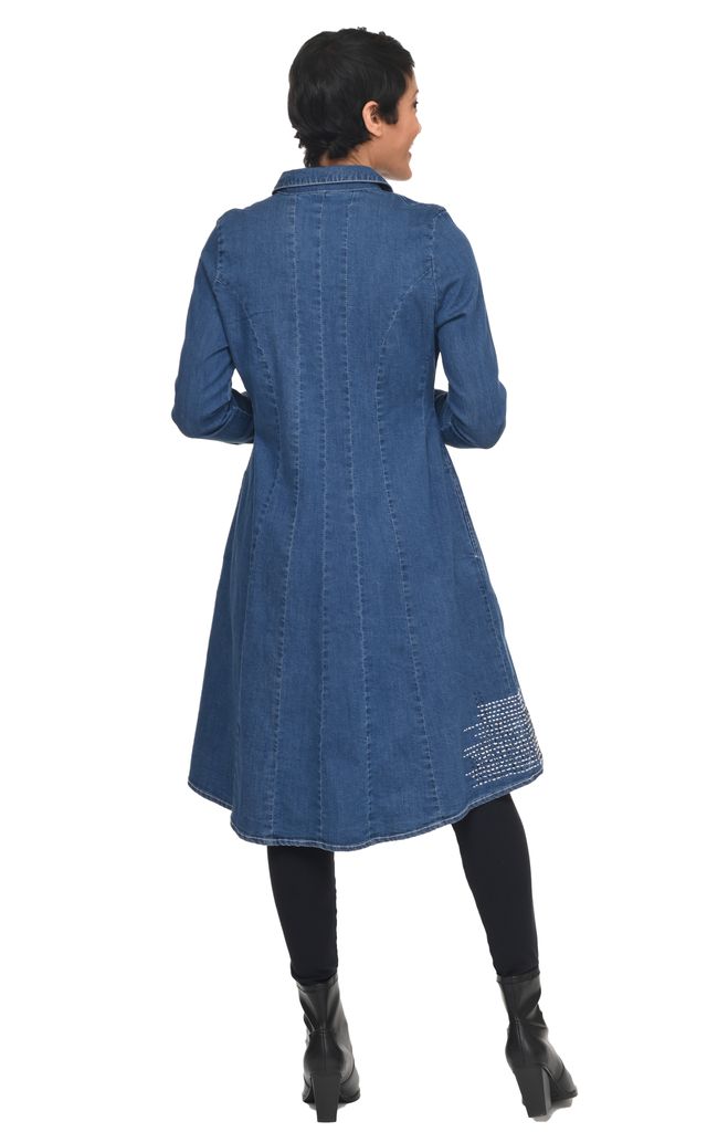 Tulip Clothing Elsa Womens Dress in Denim
