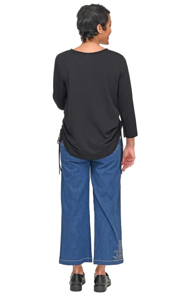 Tulip Clothing Rico Womens Top in Black