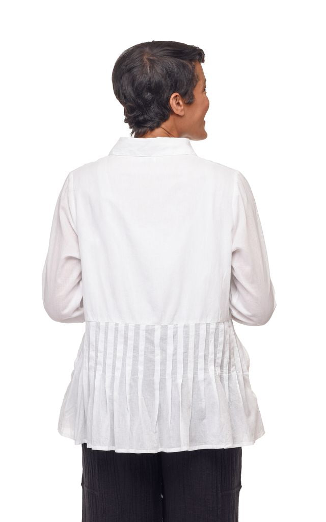 Gala Womens Long Sleeve Blouse in White