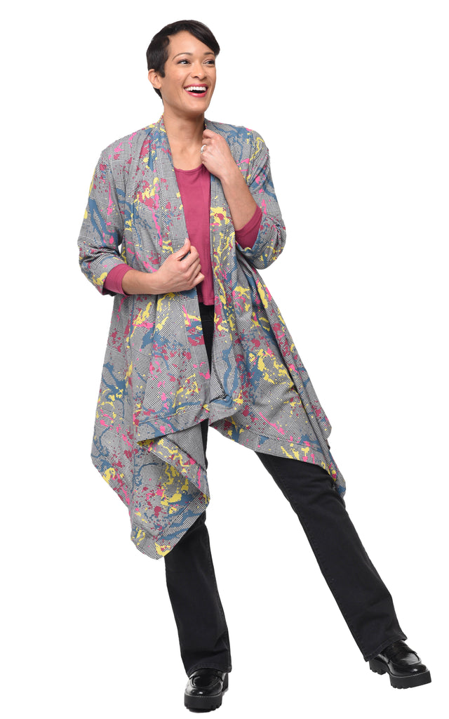 Cheyenne Womens Cardigan in Graffiti Avalon