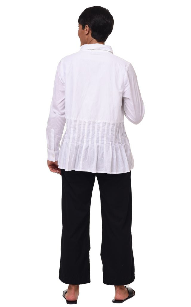 Gala Womens Long Sleeve Blouse in White