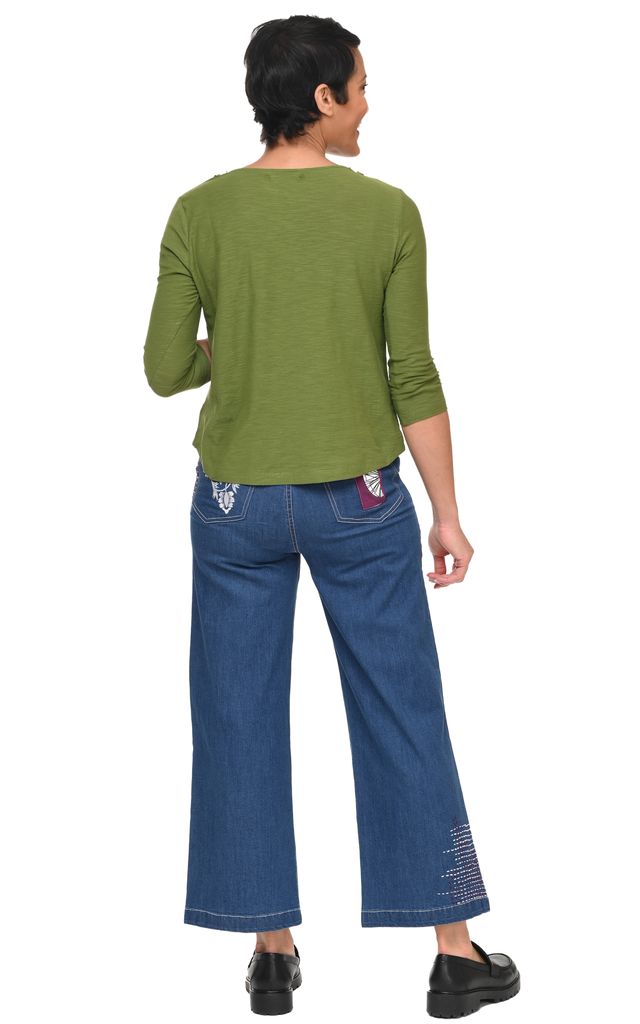 Tulip Clothing Bowen Womens Top in Cedar