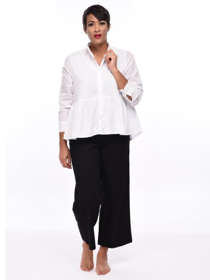 Tulip Prairie Womens Top in White