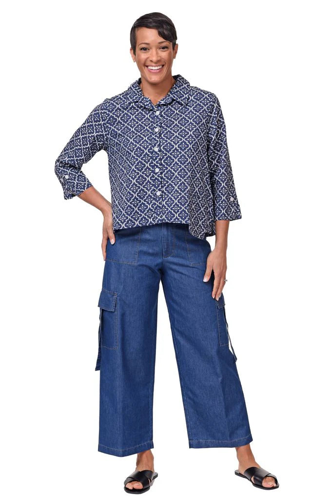 Jaycee Womens Top or Jacket in Tile