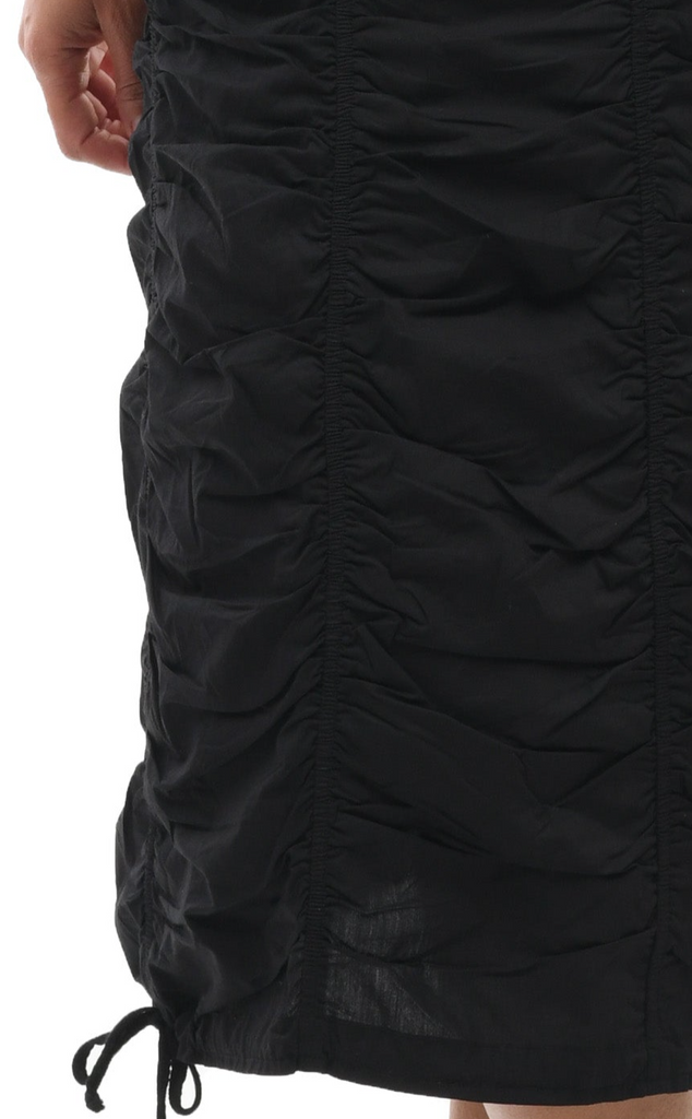 Valencia Womens Skirt in Black Cotton