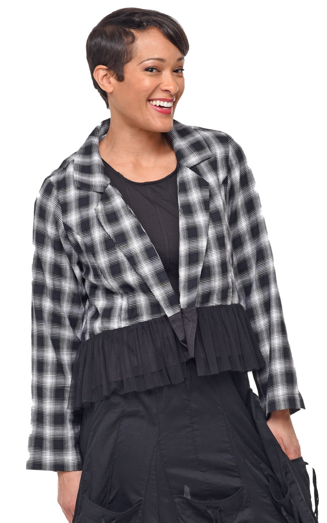 Julianna Womens Jacket in Blake Plaid