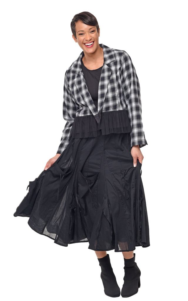 Julianna Womens Jacket in Blake Plaid