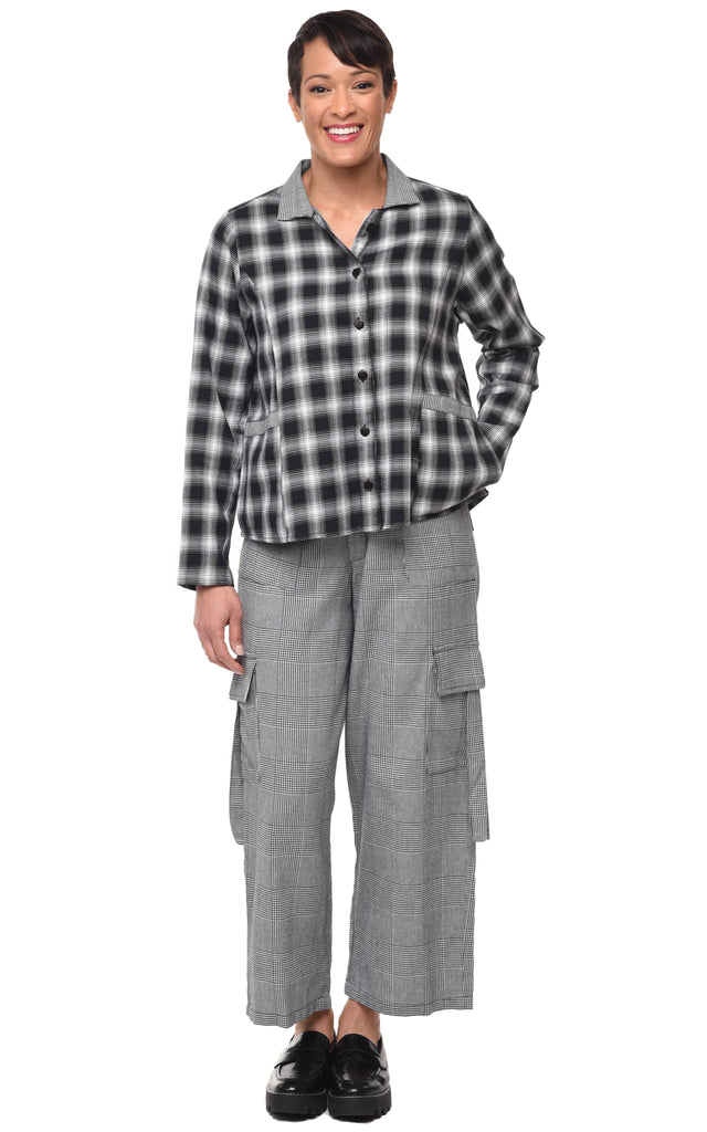 Louise Womens Jacket in Blake Plaid