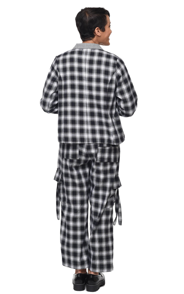 Colton Pant Womens Cargo Pant in Blake Plaid