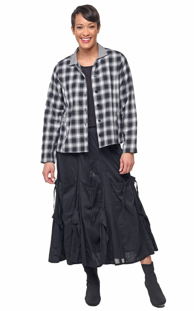 Louise Womens Jacket in Blake Plaid