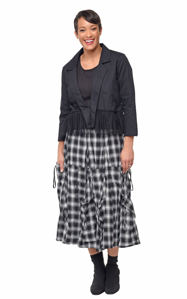 Alexus Womens Skirt in Blake Plaid