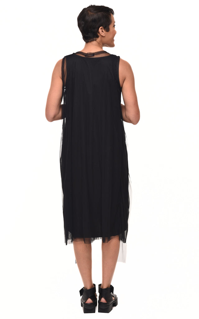Martine Dress in Black with Liner