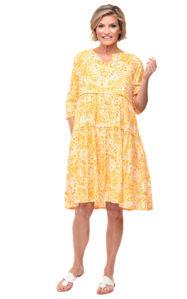 Hayley Dress in Marigold
