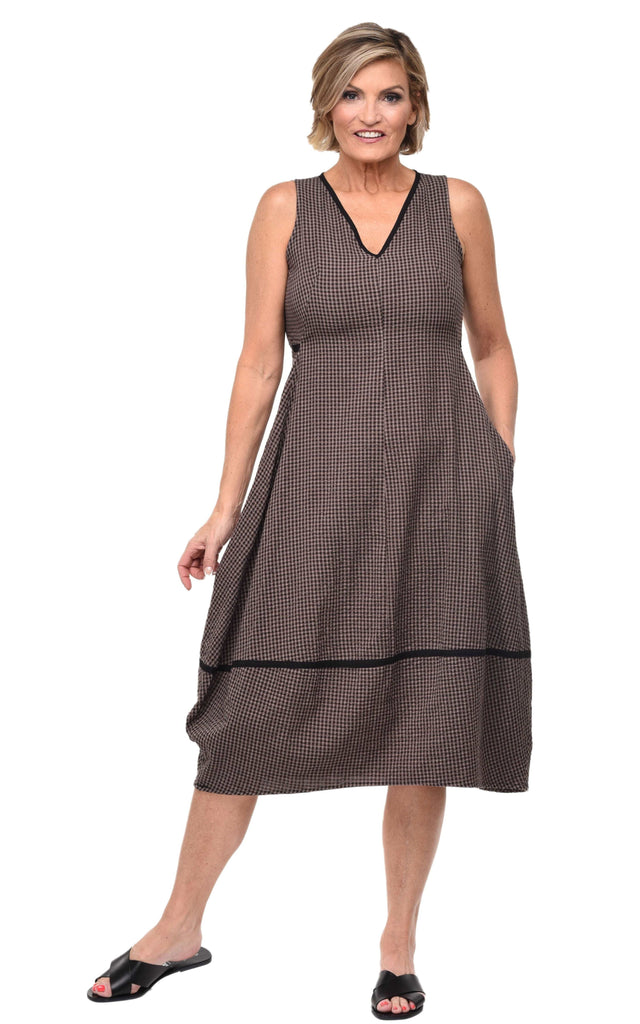 Patton Womens Dress in Little Thompson Check