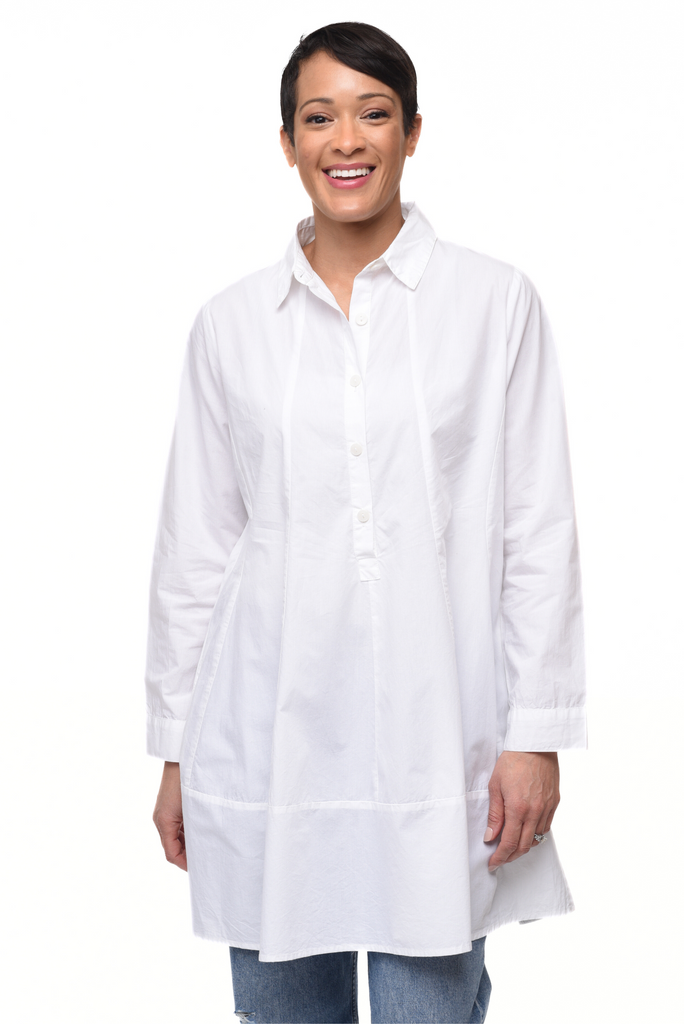 Gillian Womens Shirt in White