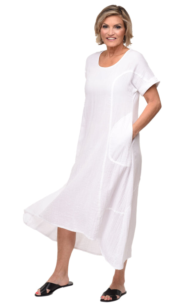 Destination Womens Dress in White