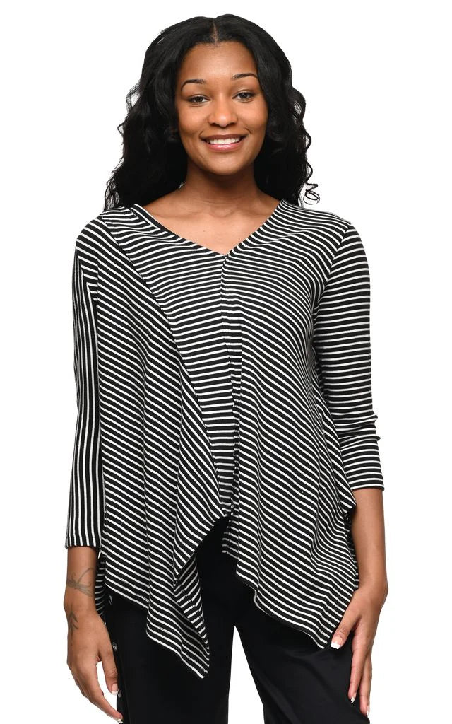 Tulip Clothing Noelani Womens Top in Bistro Noir