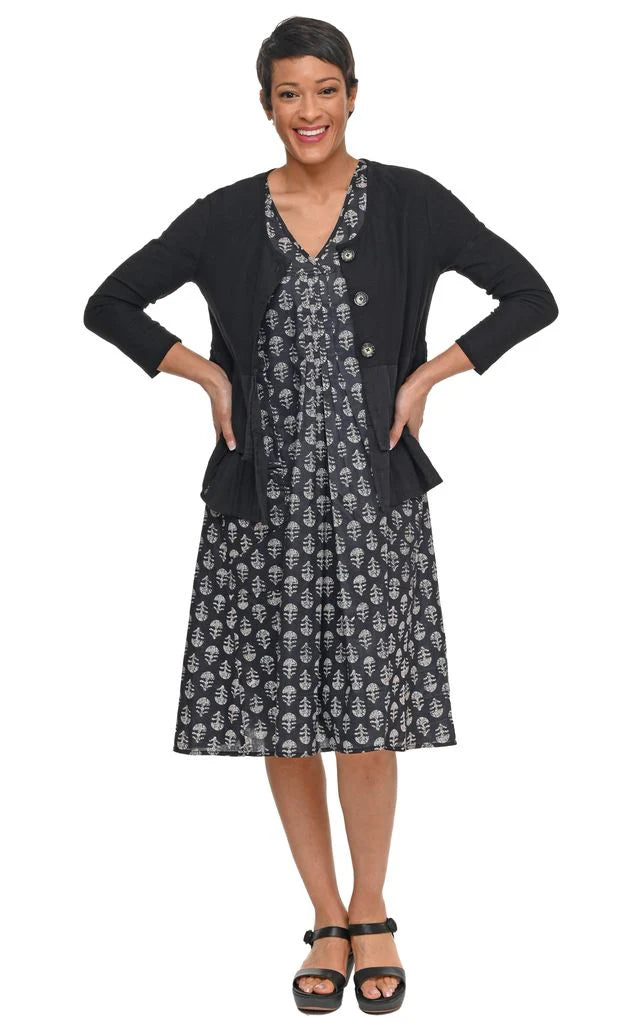 Tulip Clothing Cherub Womens Cardigan in Black