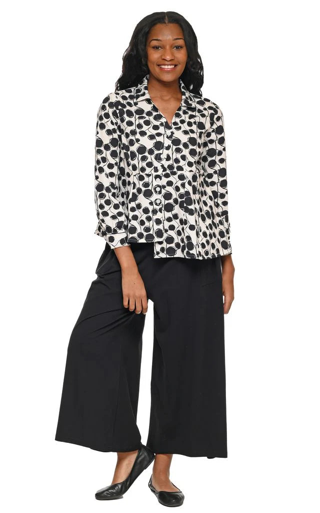 Opera Womens Cotton Blouse in Banyan