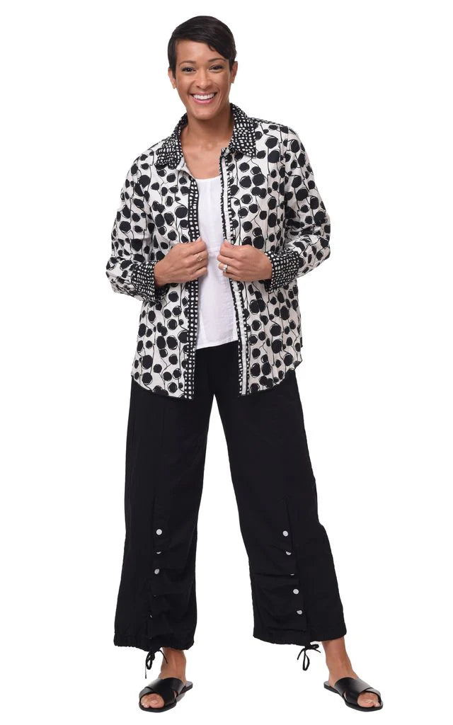 Gretchen Womens Button Down Shirt in Banyan