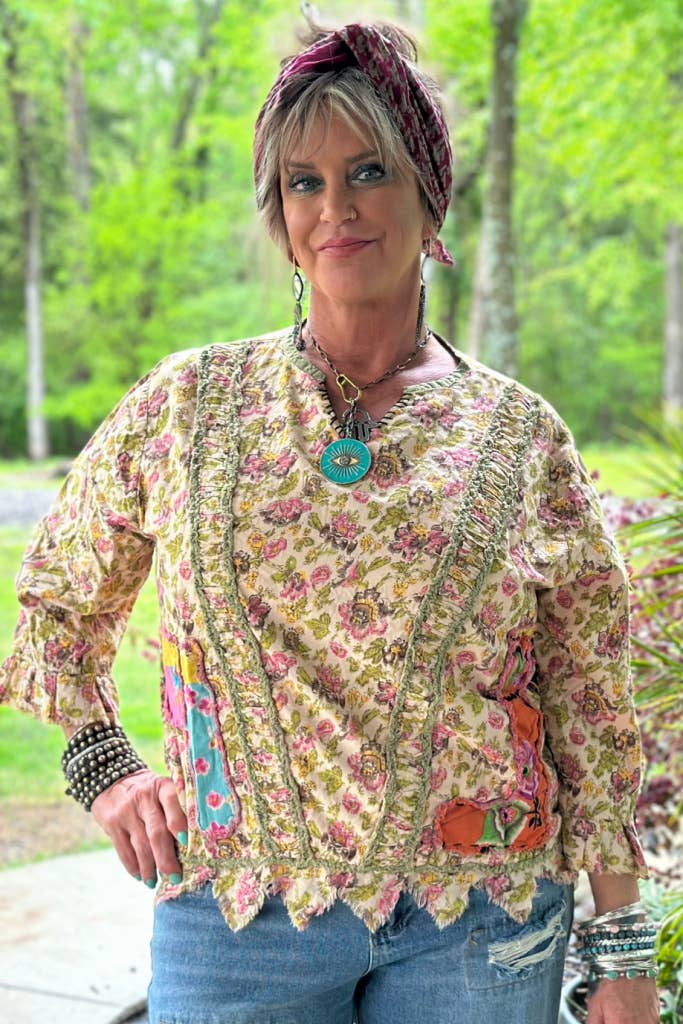 Jaded Gypsy Desert Winds Womens Pullover Top