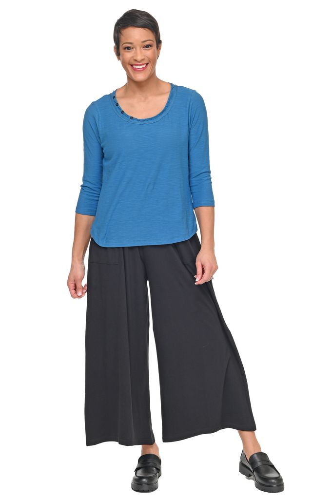 Tulip Clothing Bowen Womens Top in Azure