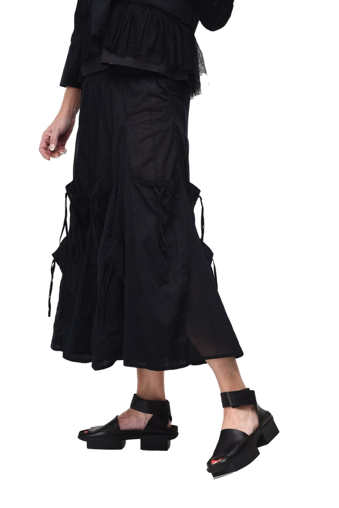Alexus Womens Skirt in Black