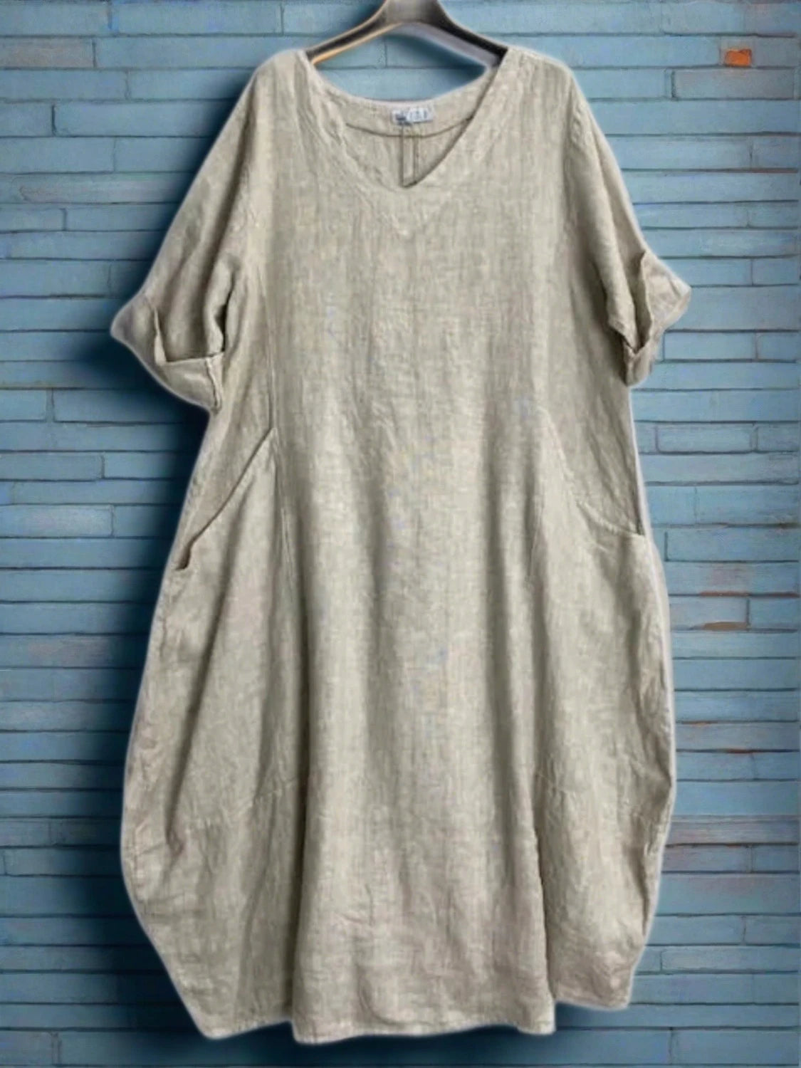 M Made in Italy Linen Cotton Dress 19/71316O Summer 2021