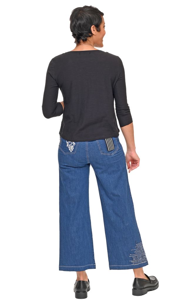 Tulip Clothing Bowen Womens Top in Black