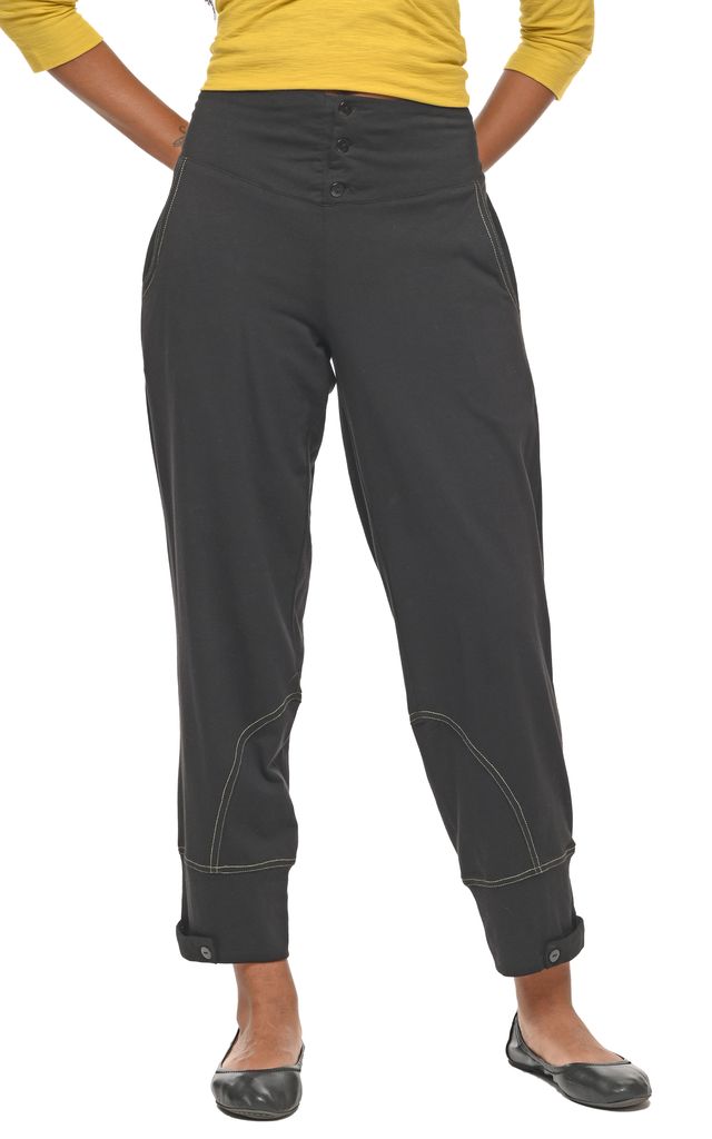 Tulip Clothing Piper Womens Cotton Pant in Black