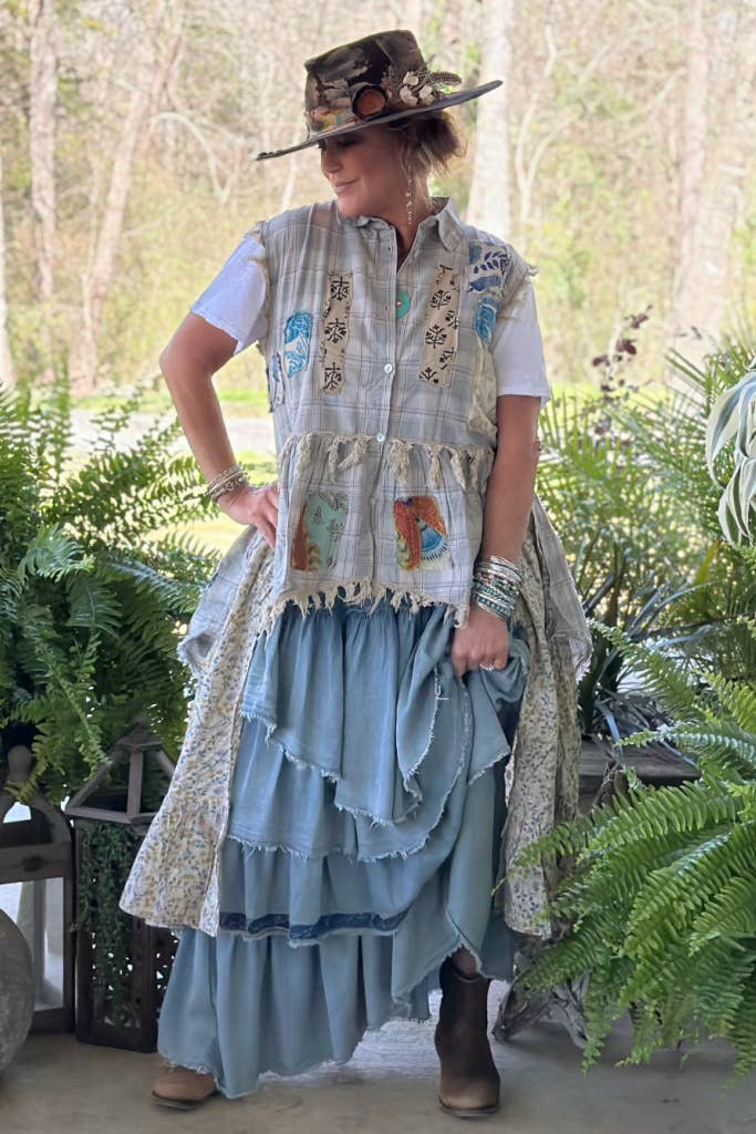 Jaded Gypsy Woodland Meadows Duster Womens Top