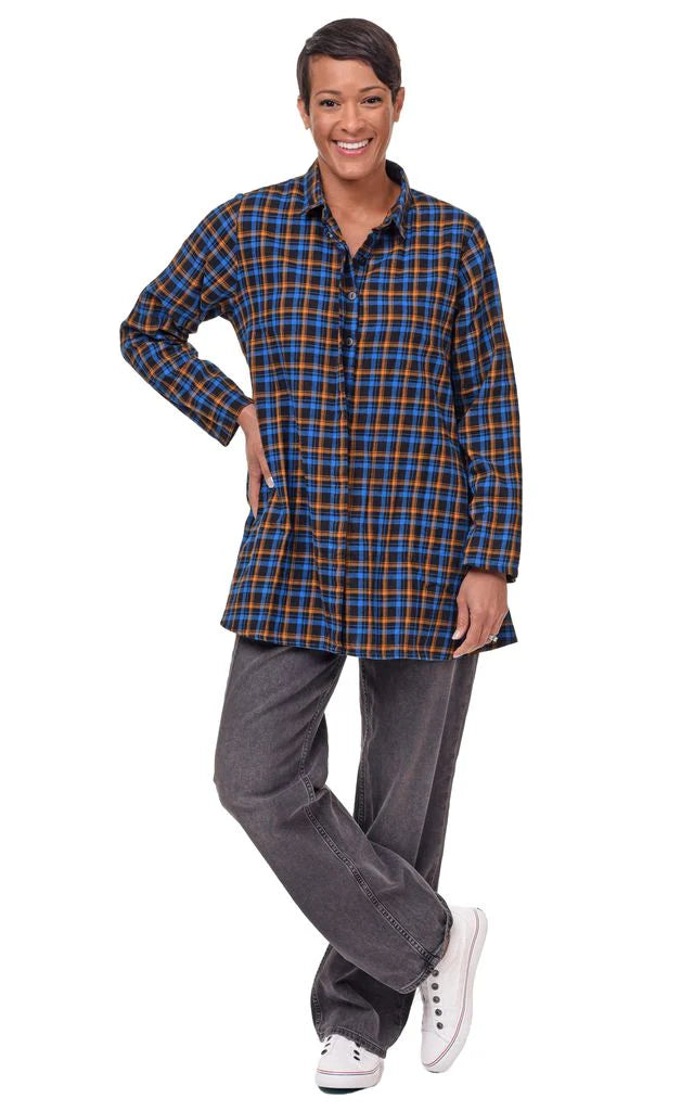 Logan Womens Tunic in Sausalito Flannel